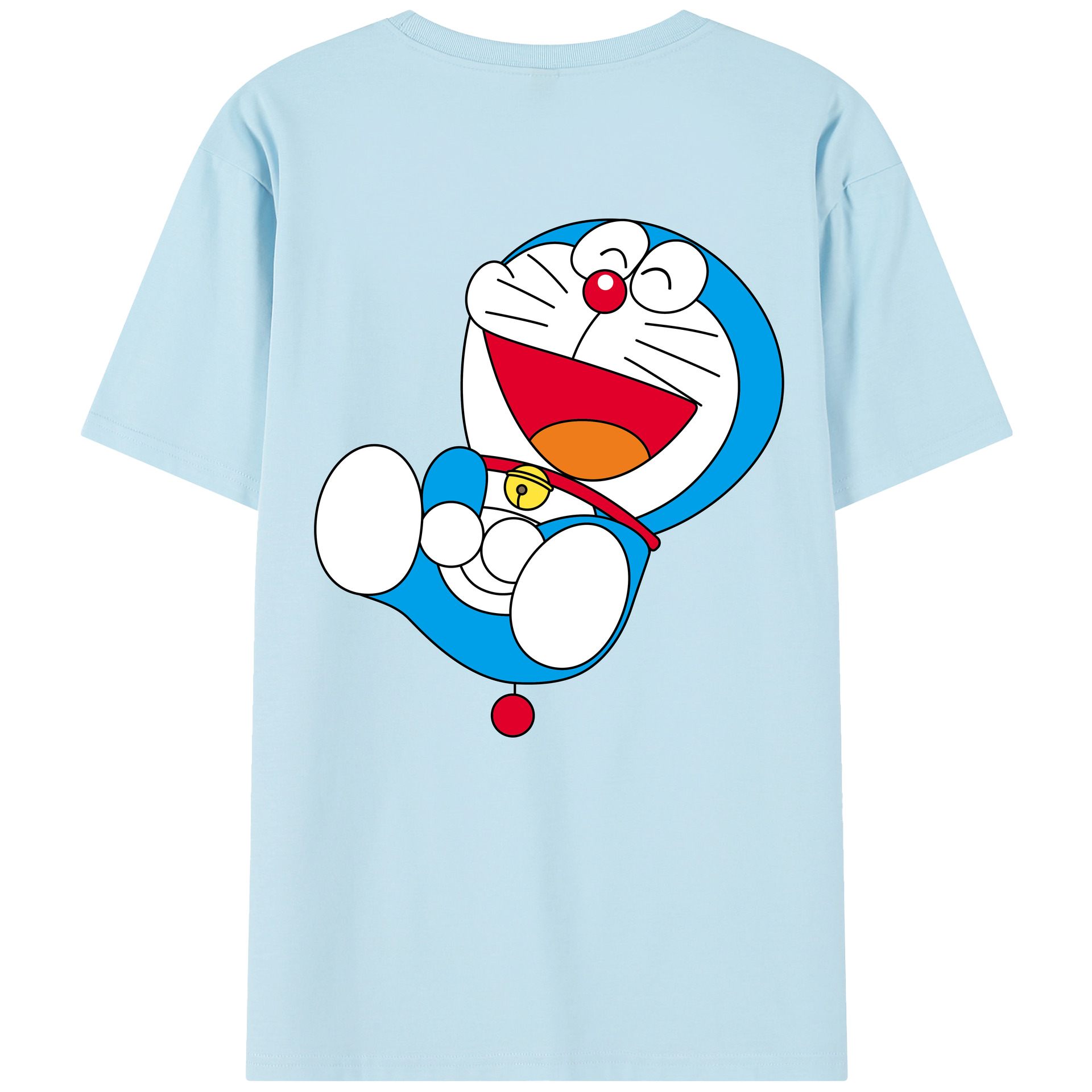 （画像用） ドラえもん Doraemon 綿100％半袖Tシャツ（背面プリント）